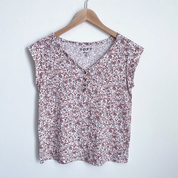 ANN TAYLOR LOFT Linen Shirt XS - Picture 3 of 5